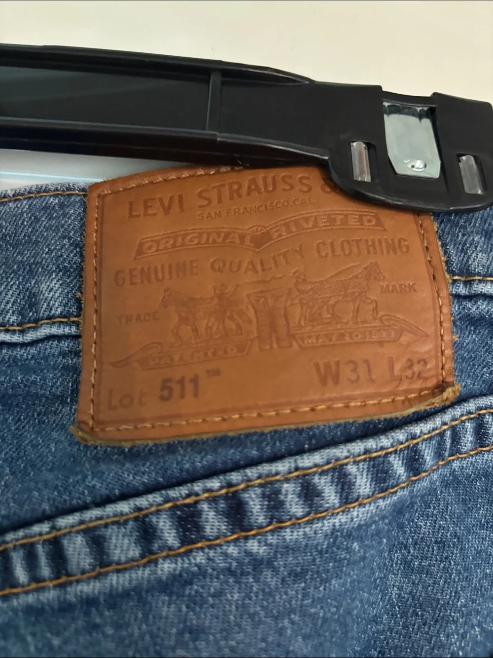 Levi's Men's Straight Jeans - Faded Indigo Blue